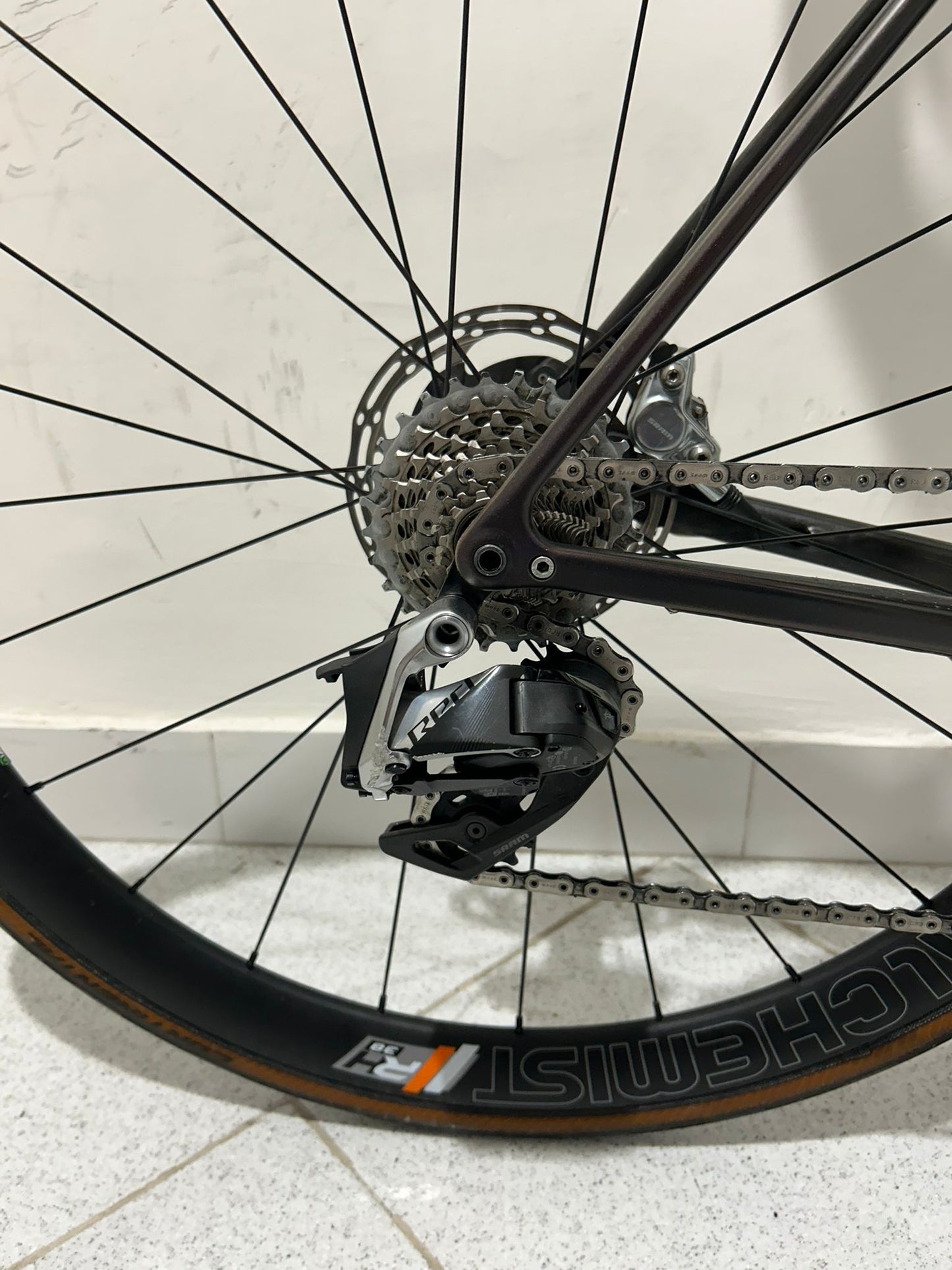 S-Works Aethos Rode Axs Maat 56 - Gebruikt