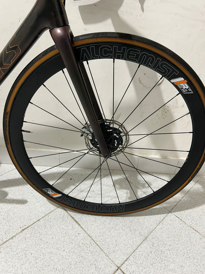 S-Works Aethos Rode Axs Maat 56 - Gebruikt