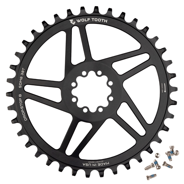 Wolftooth - Kettenblatt SRAM T-TYPE 8-SCHRAUBEN DIRECT MOUNT 1X 12V