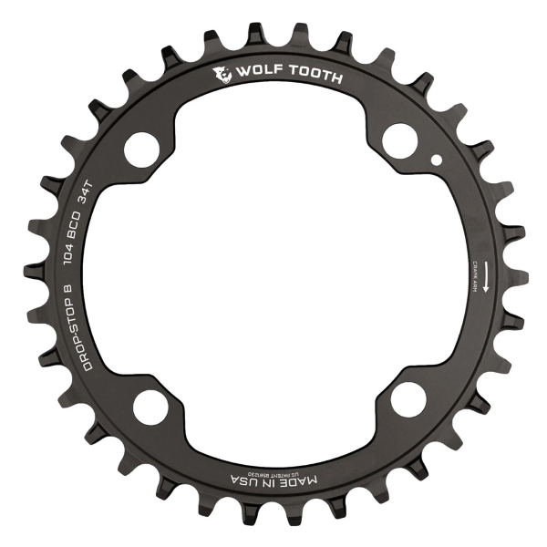Wolftooth - E-BIKE Chainring BCD 104 4 HOLES 1X 11-12V