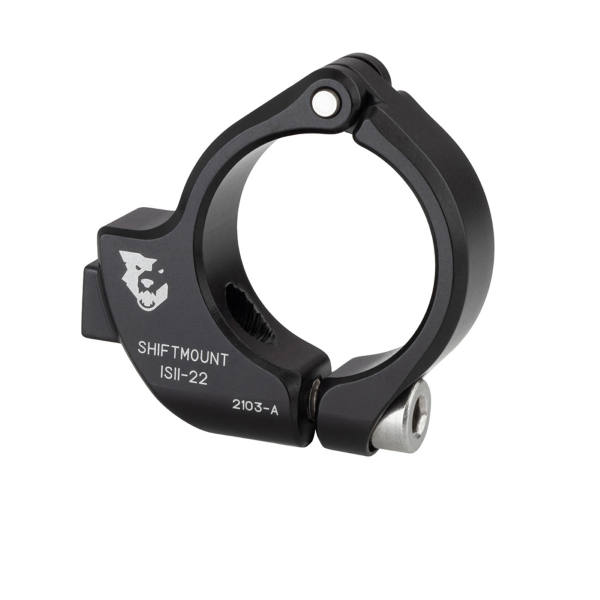 Wolftooth - Shiftmount 22-ISII Adapter für SHIMANO I-SPEC II SCHALTHEBEL am 22,2mm Lenker