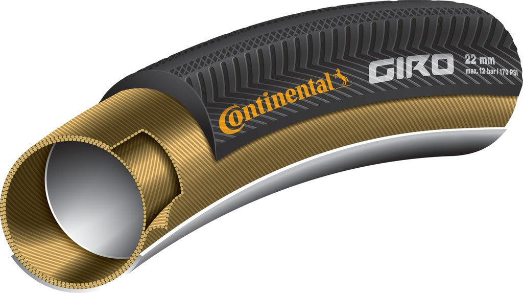 Continental tubulaire Giro 28 "x22 mm noir