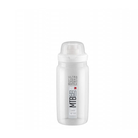 Elite Fly MTB priehľadná 550 ml fľaša