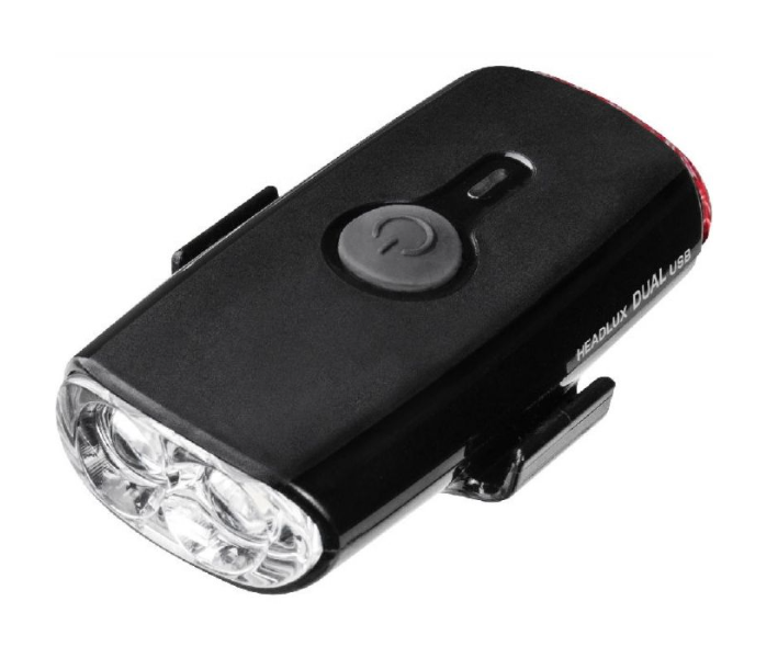 LED LED blanco y topaak rojo Headlux dual USB