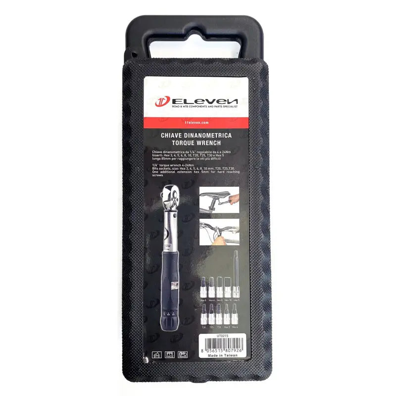 Eleven Reversible Torque Wrench 1/4" 4-24NM