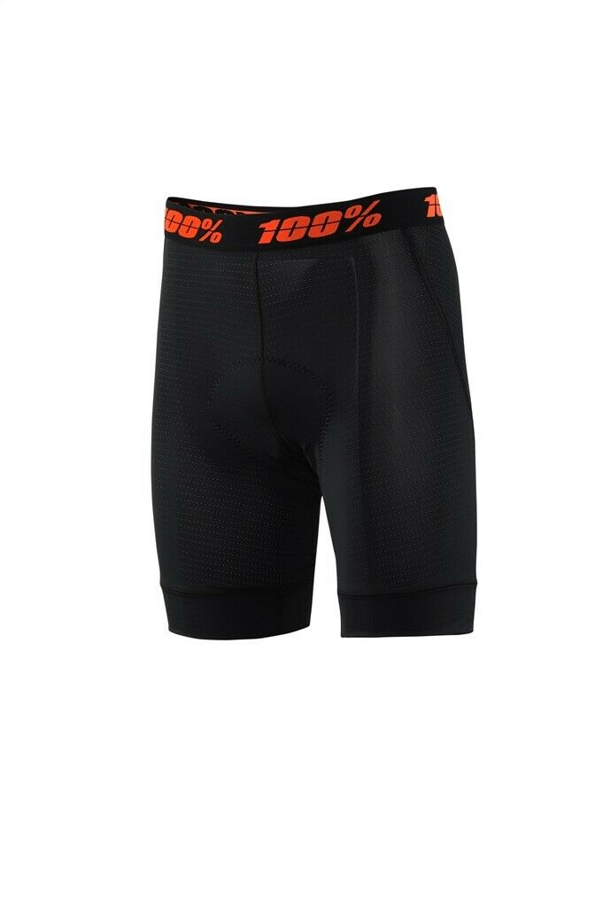 Beskyttende shorts med 100% Crux Liner Men's Case tilbage