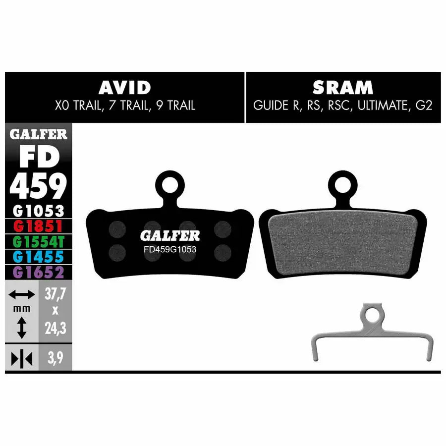 Galfer FD459G1053 SRAM Guide, G2 i AVID X0 Trail Brake