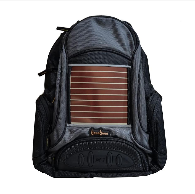 Banabana -Rucksack mit Power Kit Solar Panel enthalten