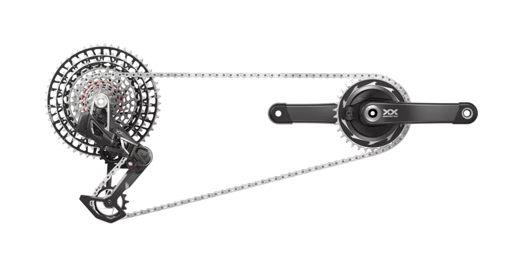 SRAM XX SL SL Eagle Transmission T-Typ AXS-Leistungsmesser