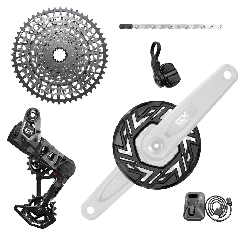 Sram Gx Eagle AXS Transmission E-MTB 104 BCD T-Type Group Without Crankset