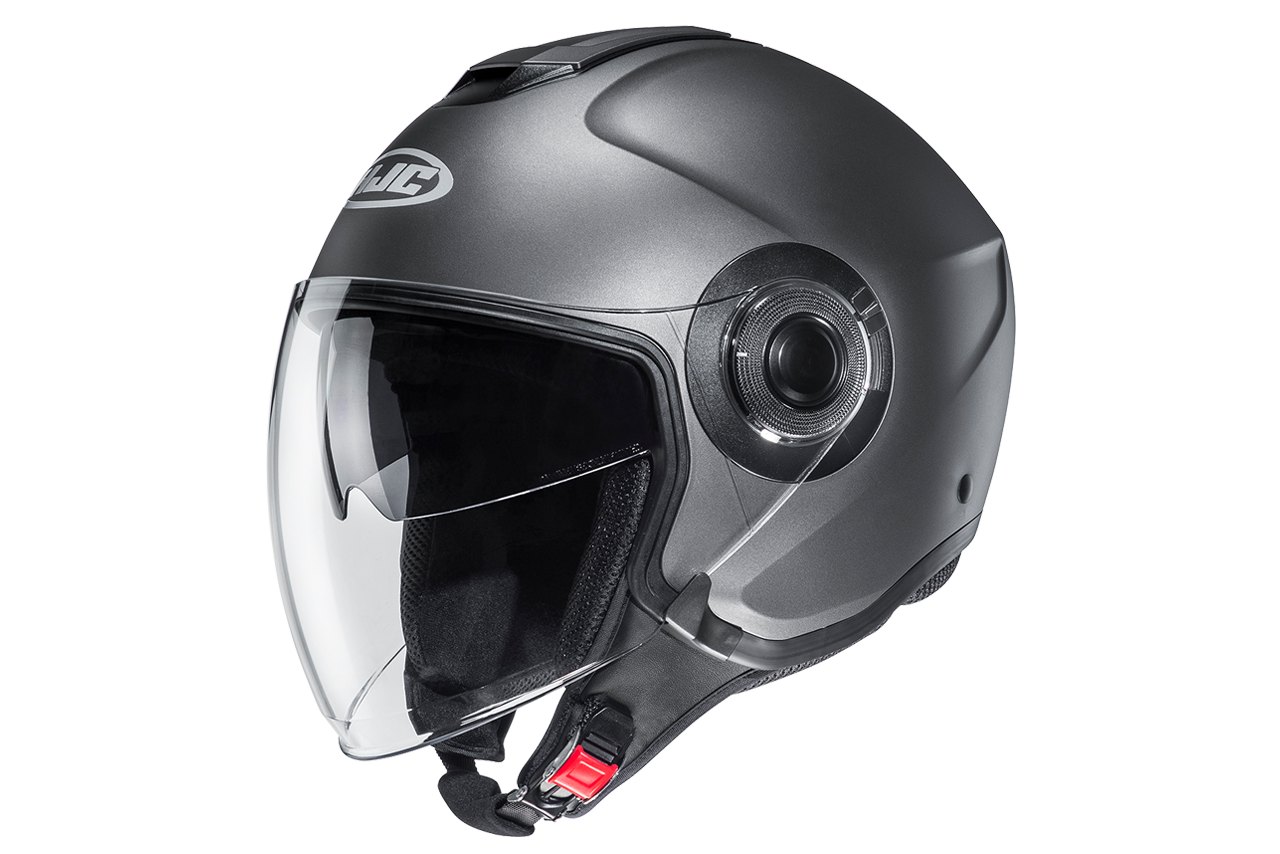 Casco de titanio semi plano HJC I40