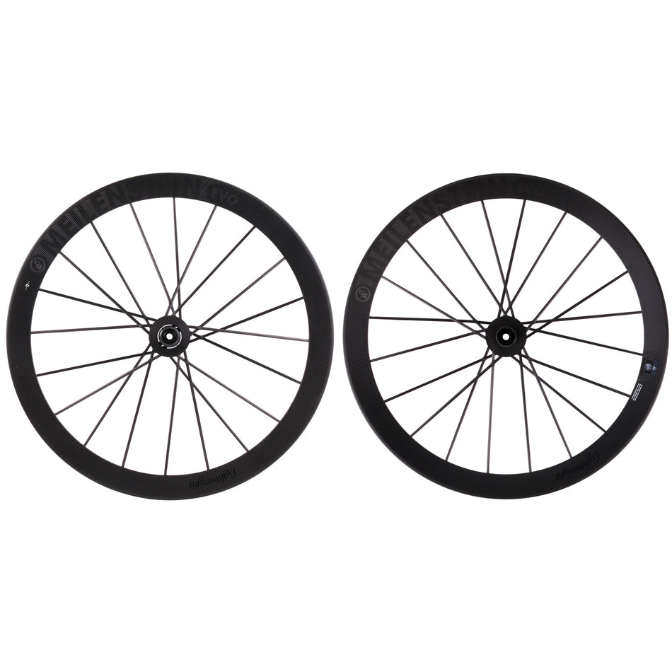 Lightweight Meilenstein EVO disc tubeless Schwarz Edition Wheels