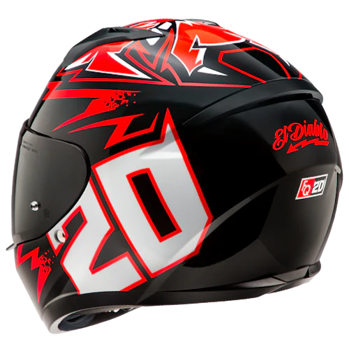 Casco de máscara Diablo HJC C10 completo