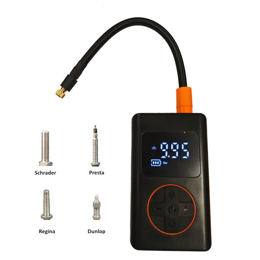 Barbieri Mini-Universalkompressor für alle Ventile 10 bar mit Digitalanzeige