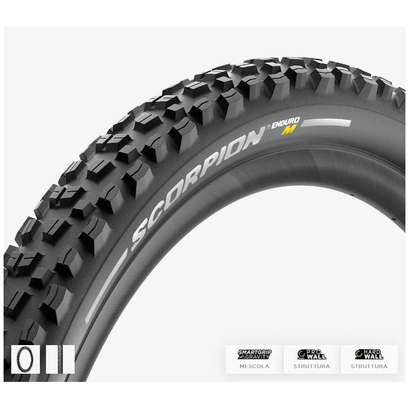 Pneumatiky Pirelli Scorpion Enduro m černá tvrdá zeď