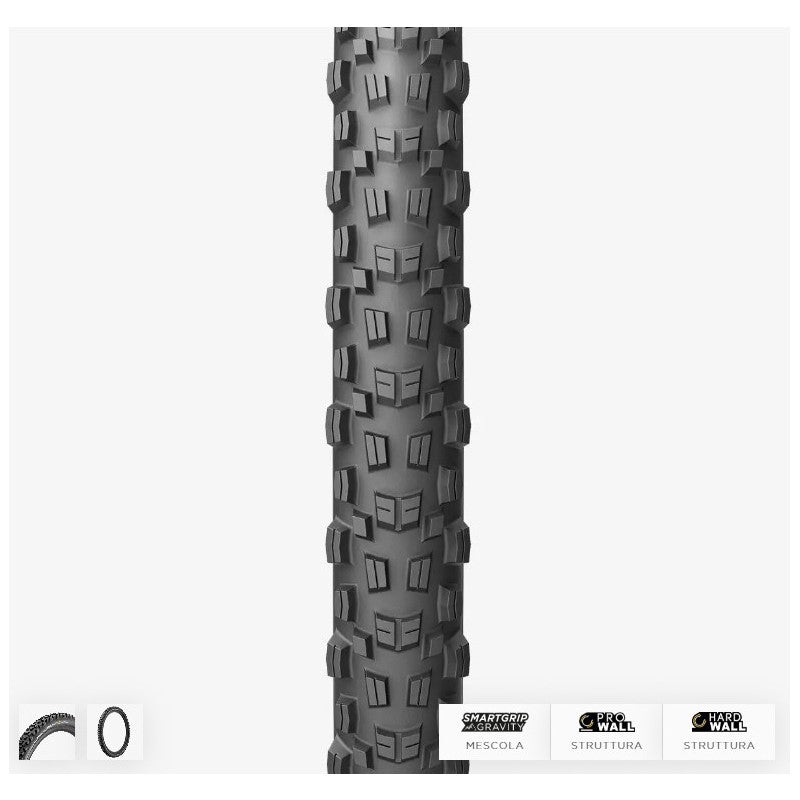 Reifen Pirelli Scorpion Enduro M schwarze harte Wand