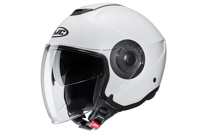 HJC I40 Semi flacher weißer Helm