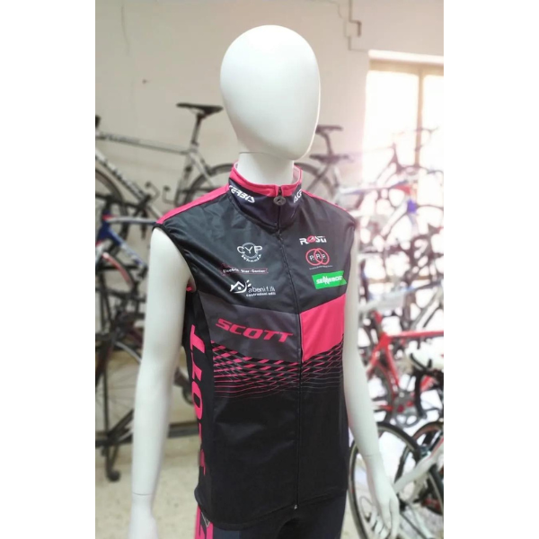 Damnique Cycling Scott Team Rosti, cor Black-Rose-White