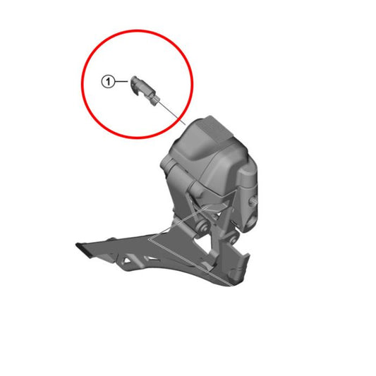 Couvercle de broche de dérailleur avant Shimano Dura Ace DI2 FD-R9250 12v