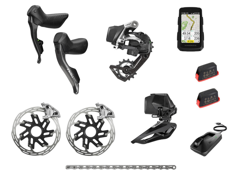 Sram Red E1 AXS 2x12v Upgrade Kit + Hammerhead Karoo