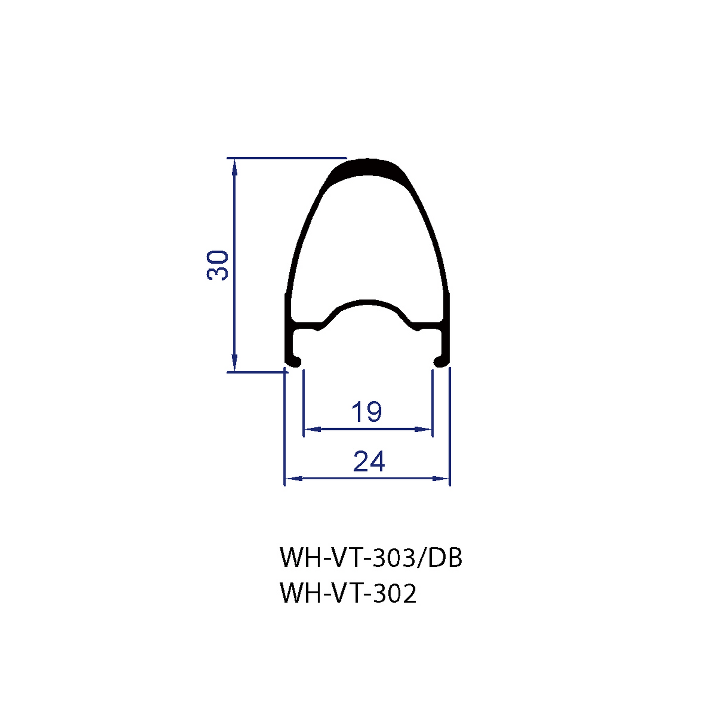 Ruote Vision Team 30 Rim Brake