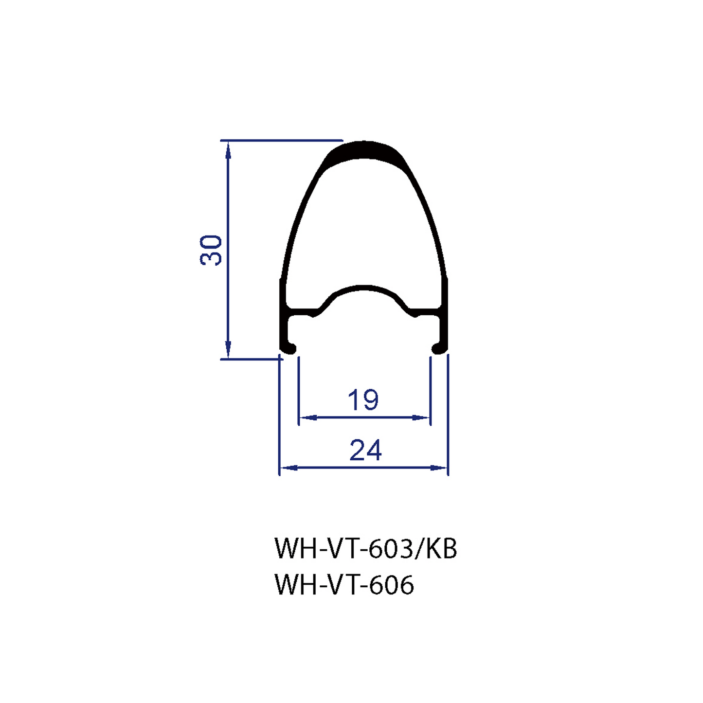 Vision Trimax 30 KB RIM Brake Wheels