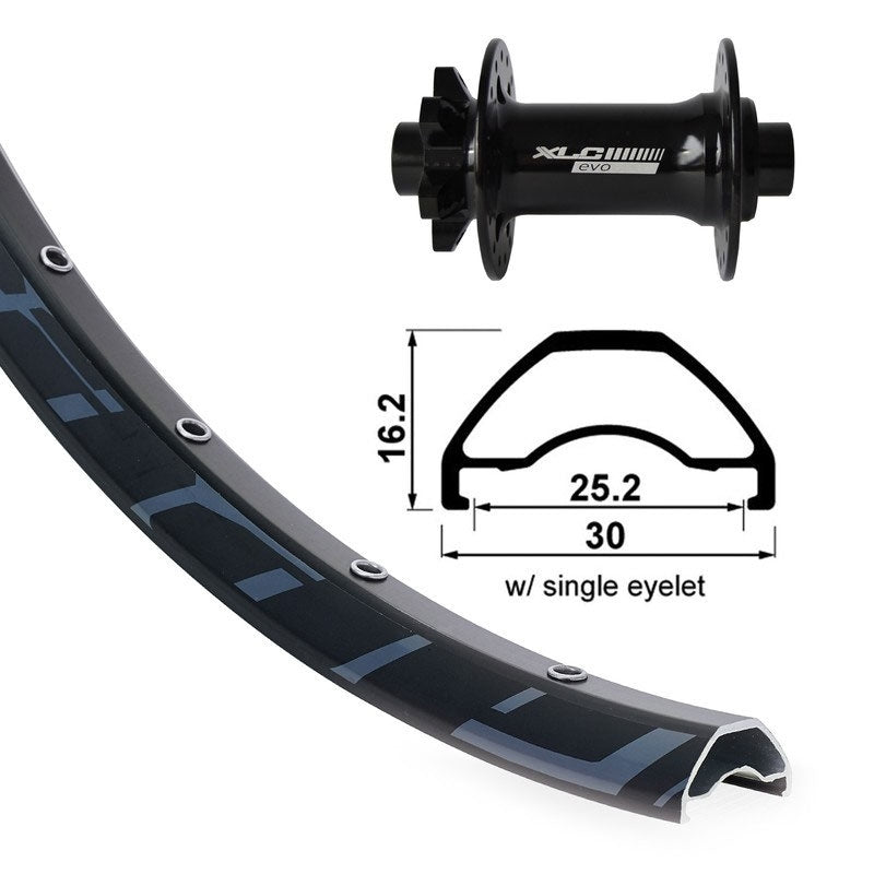 XLC Rodi Ready 25 MTB 29" Boost Front Wheel