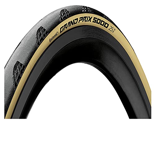 Continental Grand Prix 5000 25-622 (700x25c) Black-Cream Tire