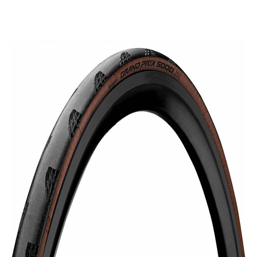 Continental Grand Prix 5000 25-622 (700x25c) Black-Transparent Tire