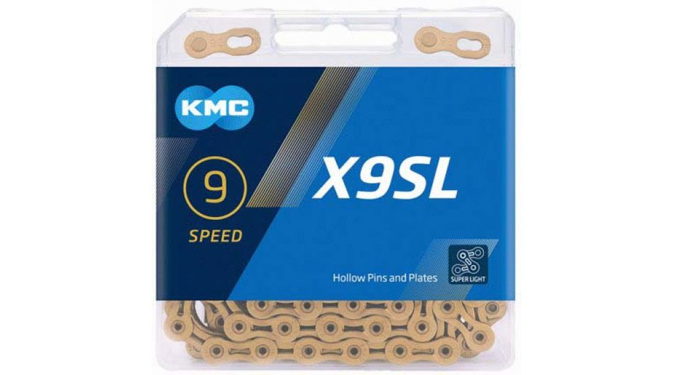 Kette KMC X9SL Ti-N Gold - 9v