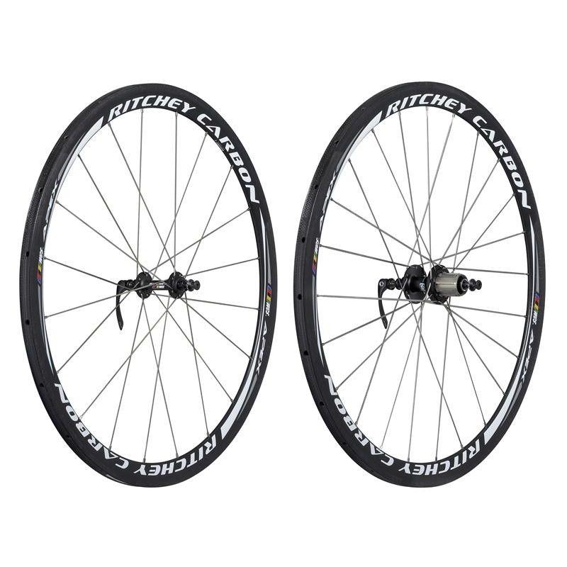 Pair of Ritchey Carbon Apex WCS Tubular 40mm Wheels