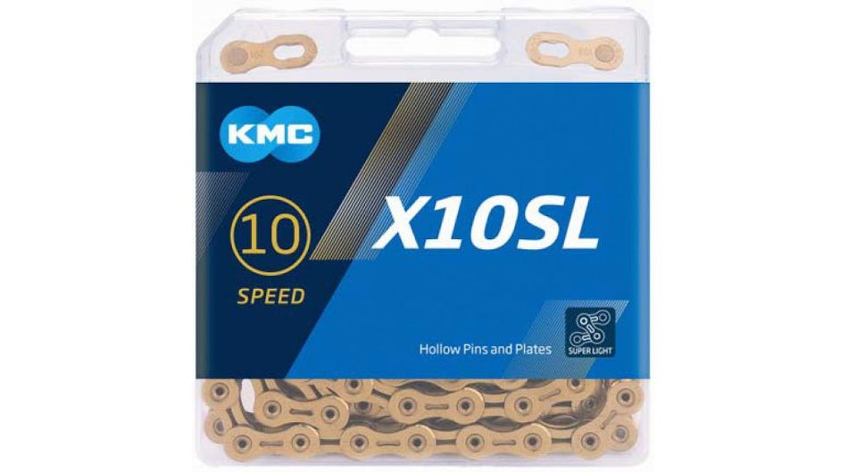 Kette KMC X10SL Gold 10-fach 114 Glieder